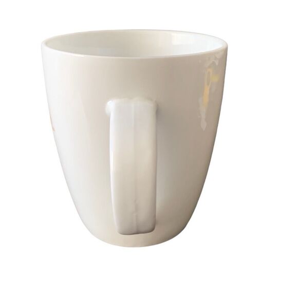 Pre Owned Rum Chata Horchata Con Ron Gold Letters Ceramic Coffee Peace Love Mug - Picture 6 of 13